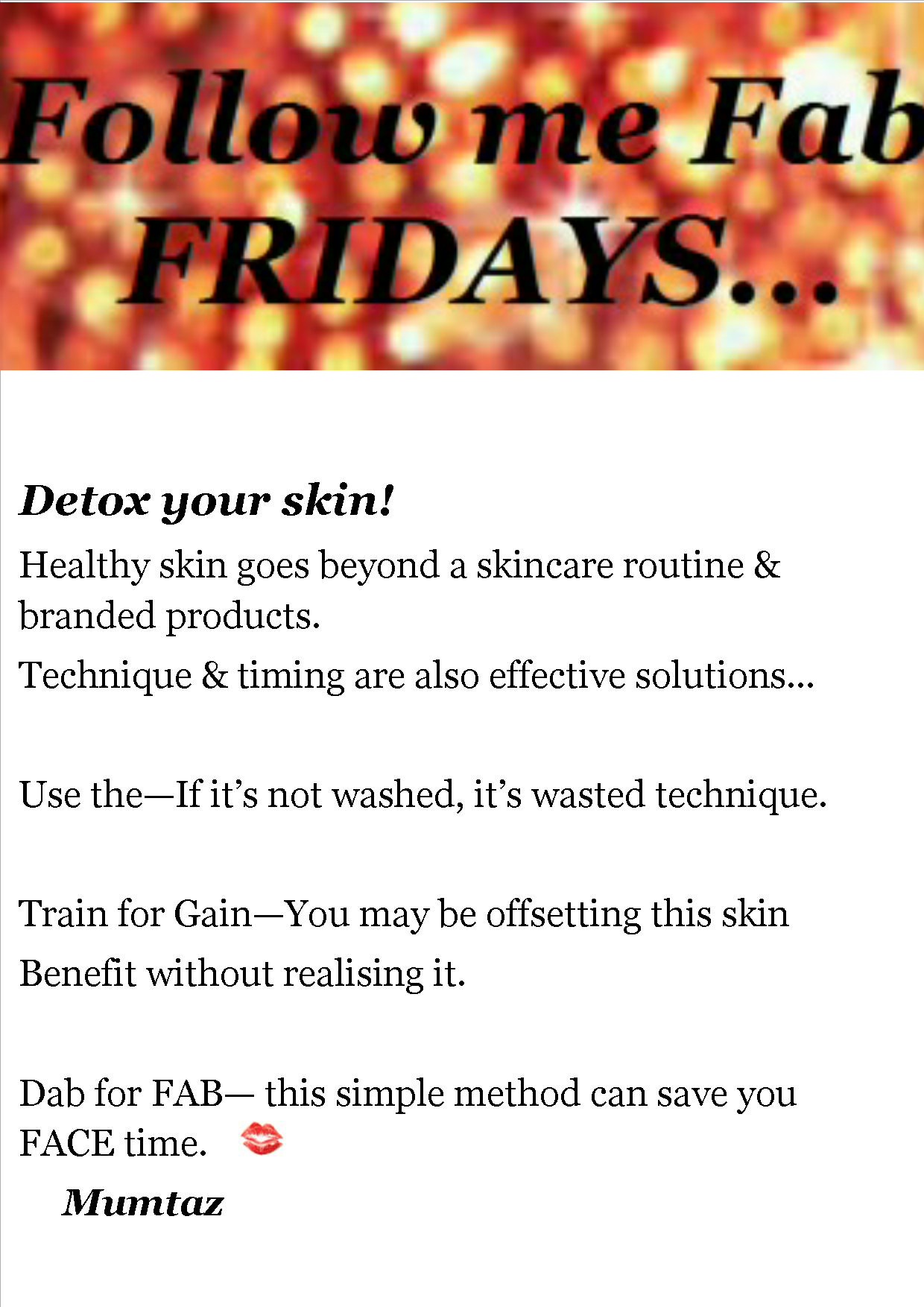 transform your skin