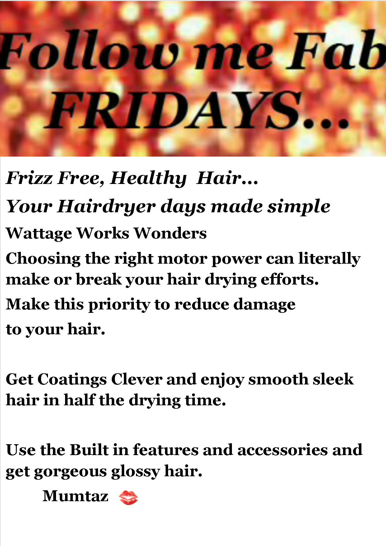 frizz free healthy hair