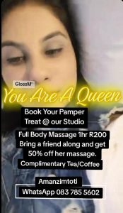 You Are A Queen Pamper Treat Full Body Massage